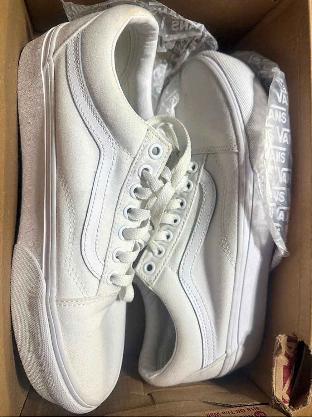 Vans Old Skool True White Sneakers